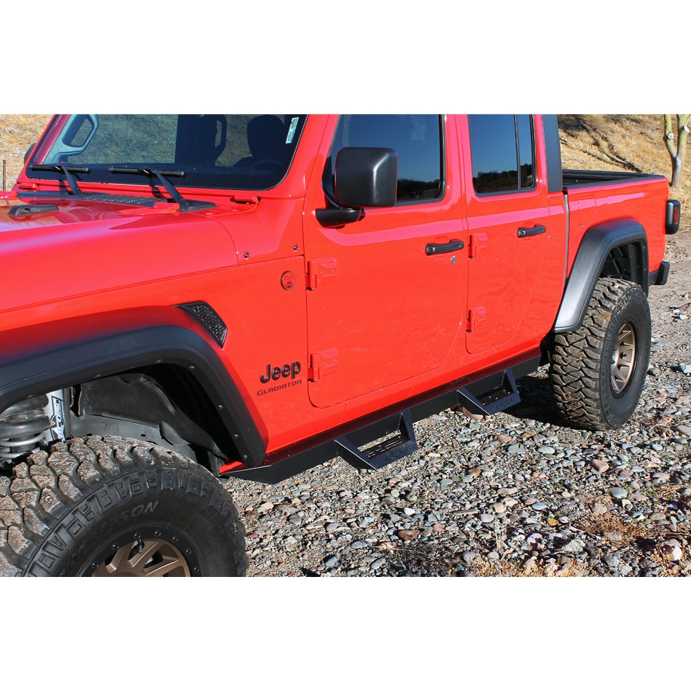 Magnum RT Drop Steps - Black Textured Steel